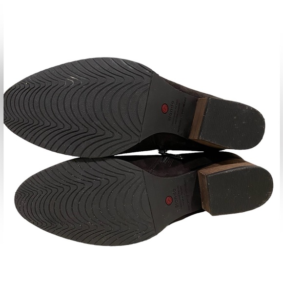 Blondo Isaac Brown Suede Waterproof Side Zip Ankle Boots Size 8 - Picture 9 of 15